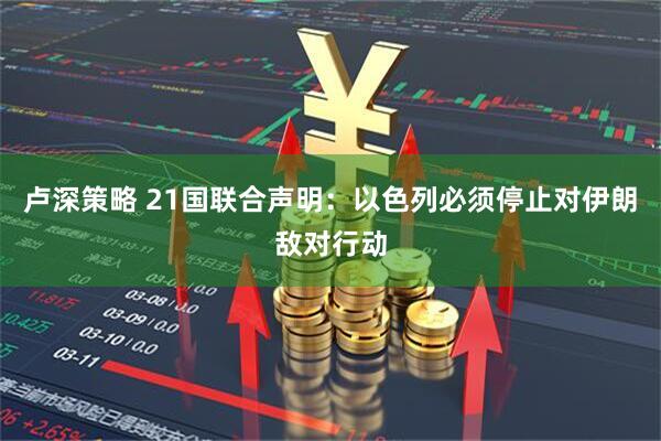 卢深策略 21国联合声明：以色列必须停止对伊朗敌对行动
