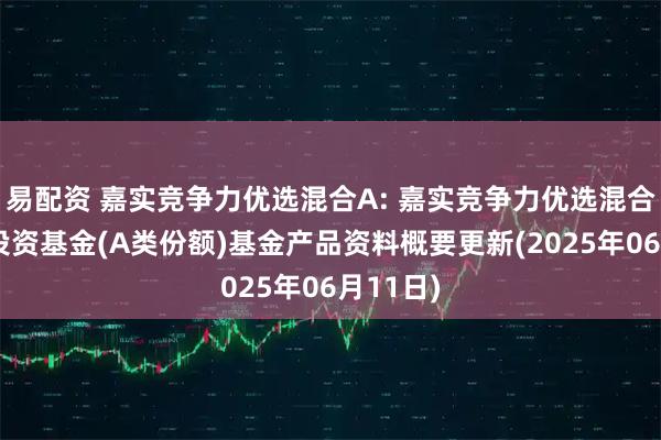 易配资 嘉实竞争力优选混合A: 嘉实竞争力优选混合型证券投资基金(A类份额)基金产品资料概要更新(2025年06月11日)